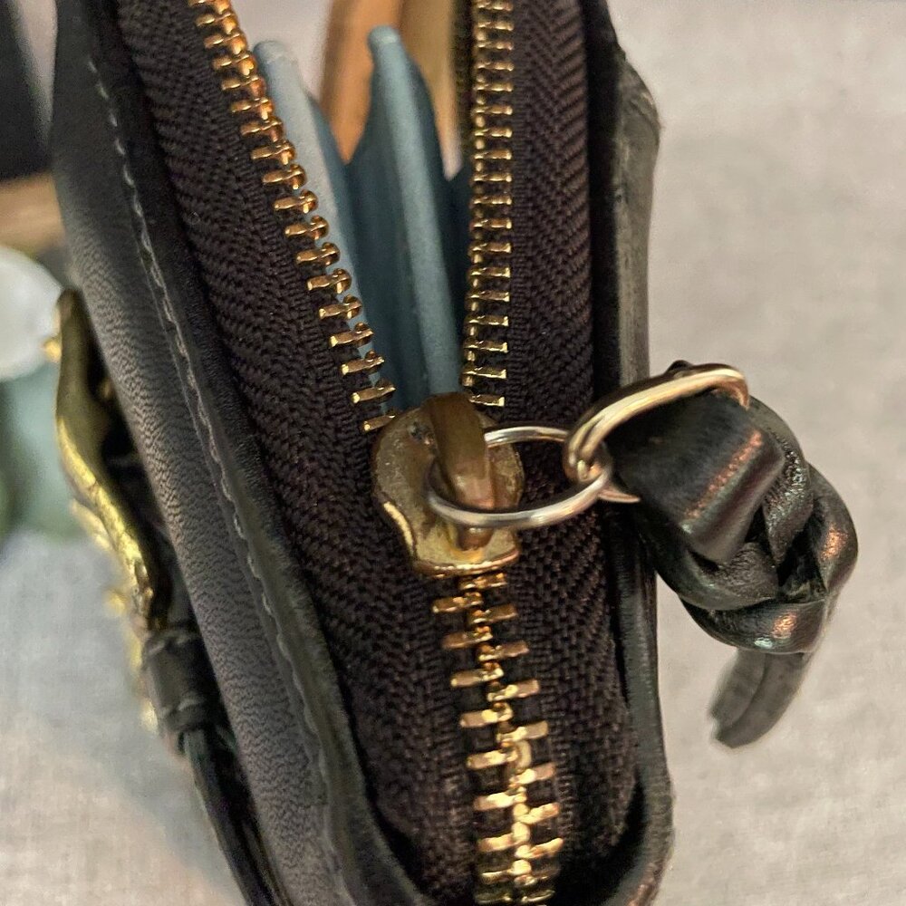 Coach Zip Around Accordion Wallet - Picture 5 of 16